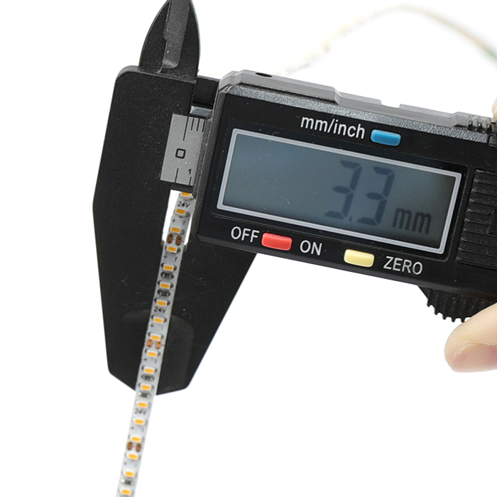 Ultra narrow 3.3mm/0.13\'\' 2110SMD White LED Strip - 300LEDs/m DC24V High CRI 95 Flexible LED Lights Ultra narrow 3.3mm/0.13\'\' 2110SMD White LED Strip - 300LEDs/m DC24V High CRI 95 Flexible LED Lights